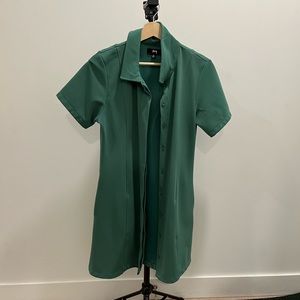 Stussy green skater dress
